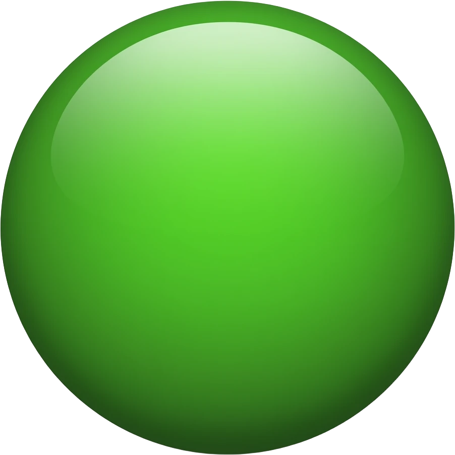GREEN   circle emoji