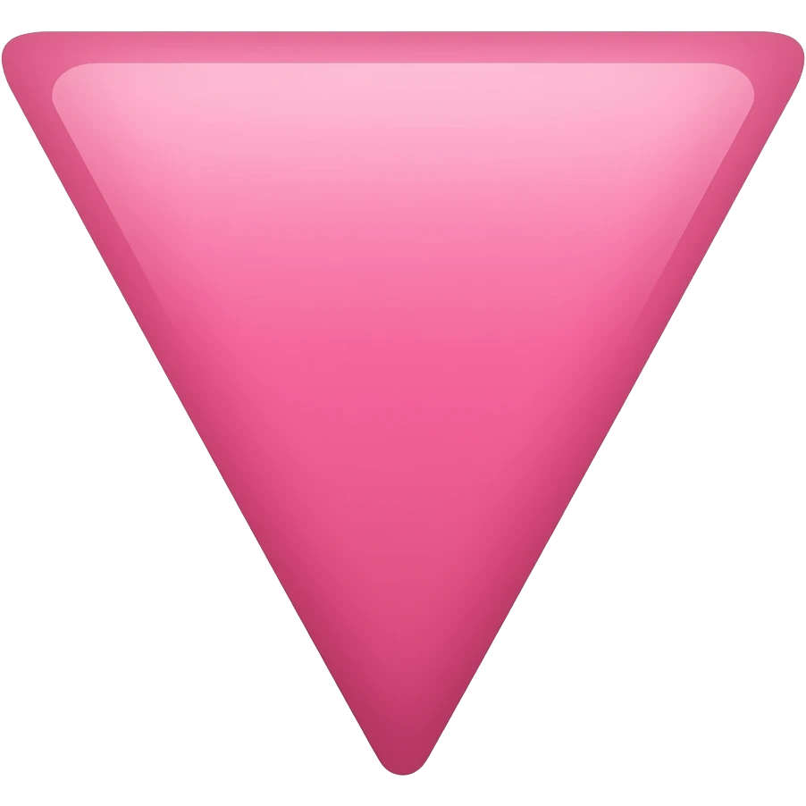 pink Down-Pointing Small Triangle emoji