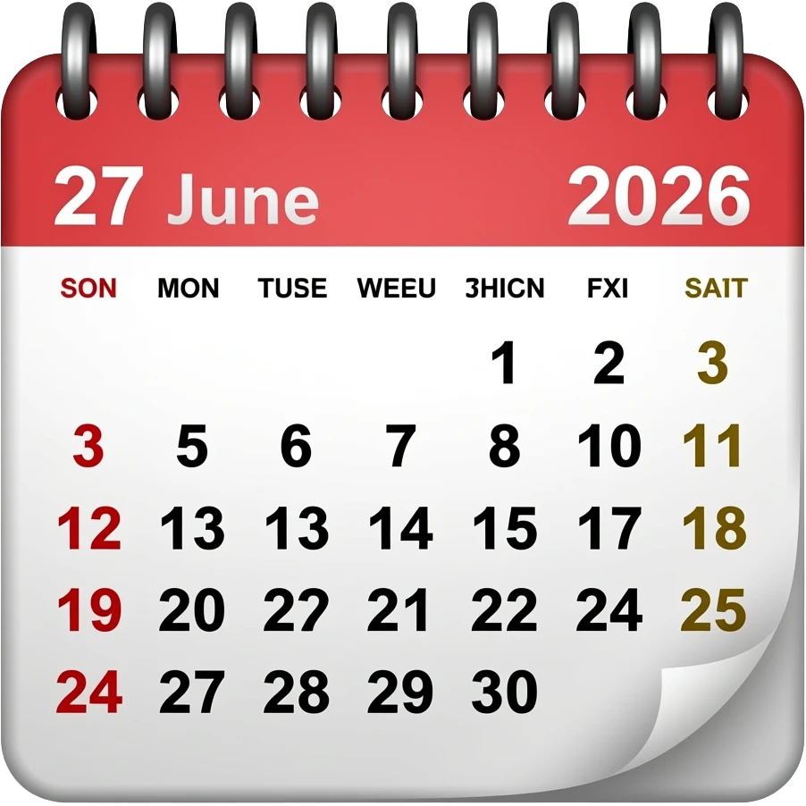 27 june 2026 emoji