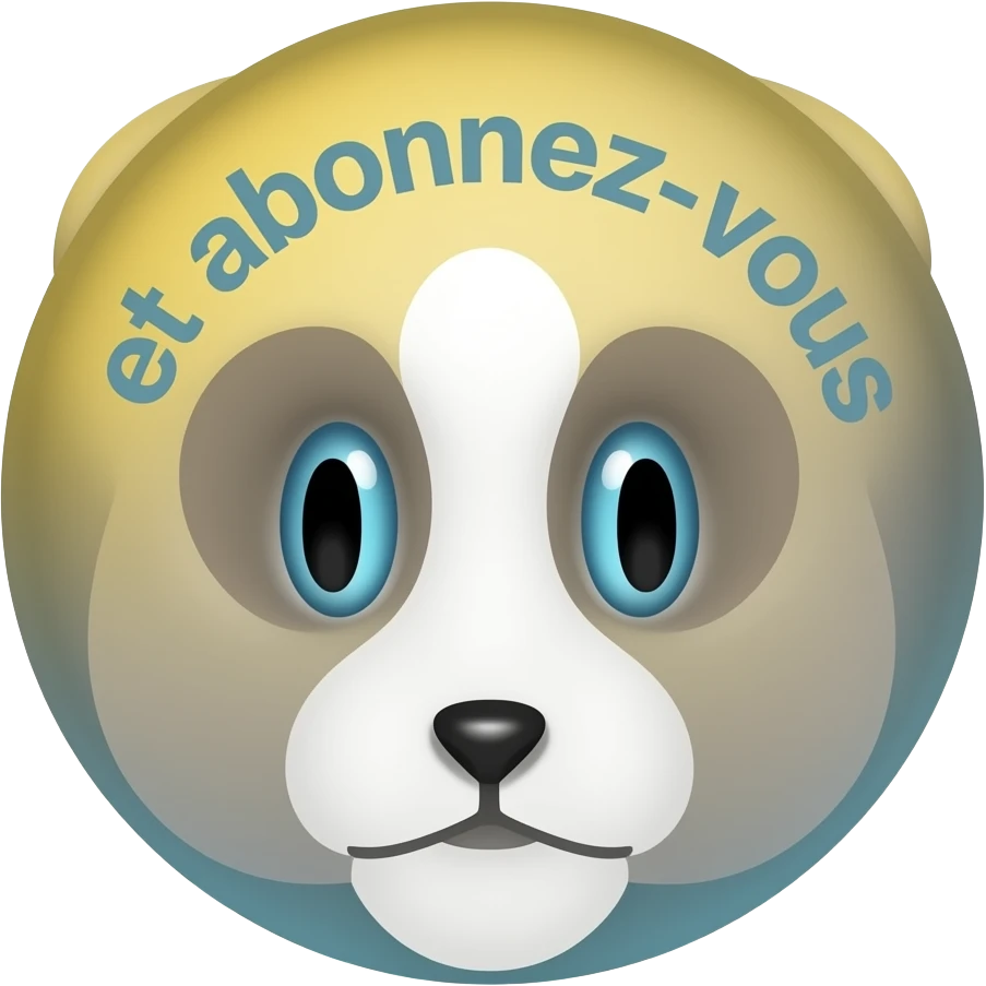 Logo like et abonnez-vous emoji