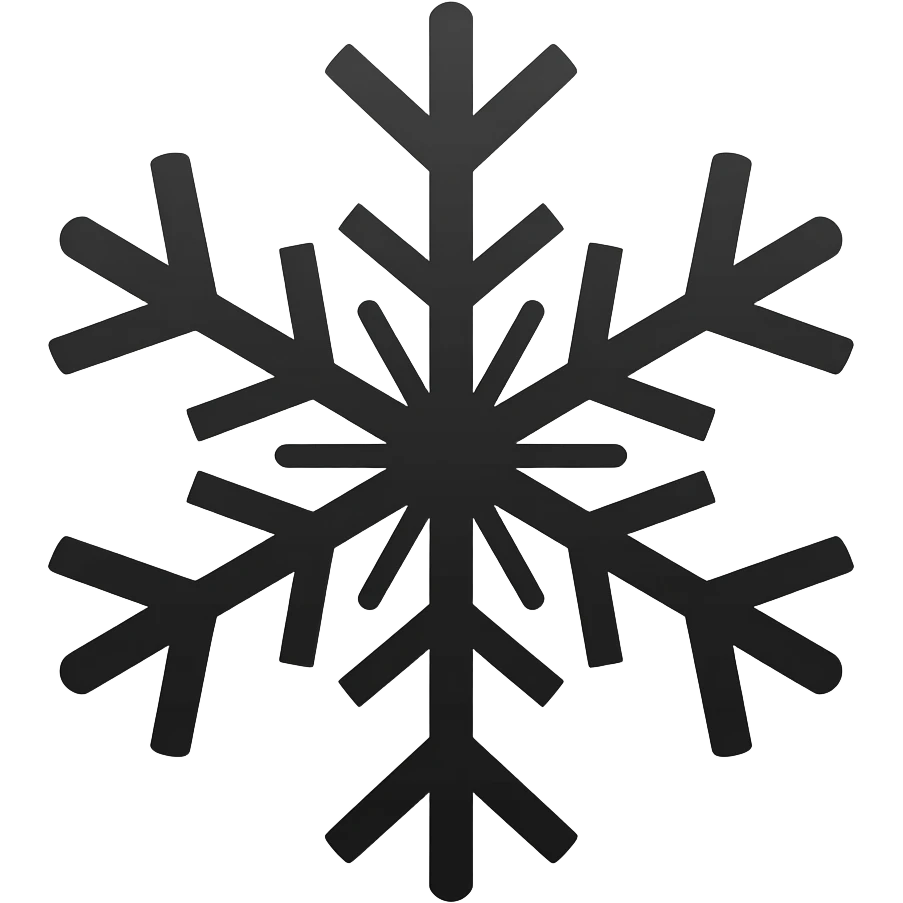 Black snow emoji