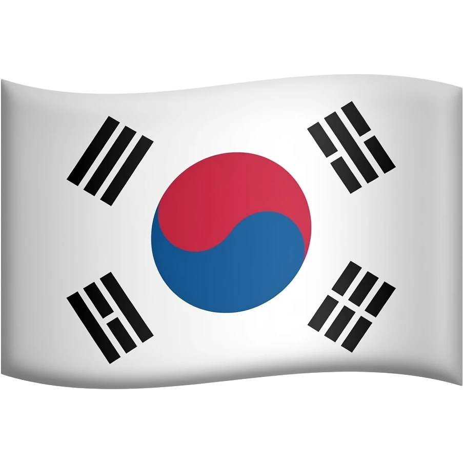 bandera corea del sur emoji