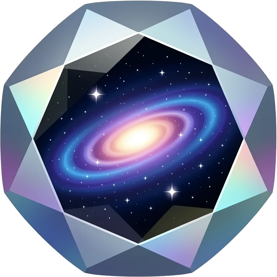 Galaxy gemstone emoji