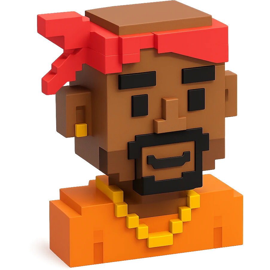 2Pac rapper emoji