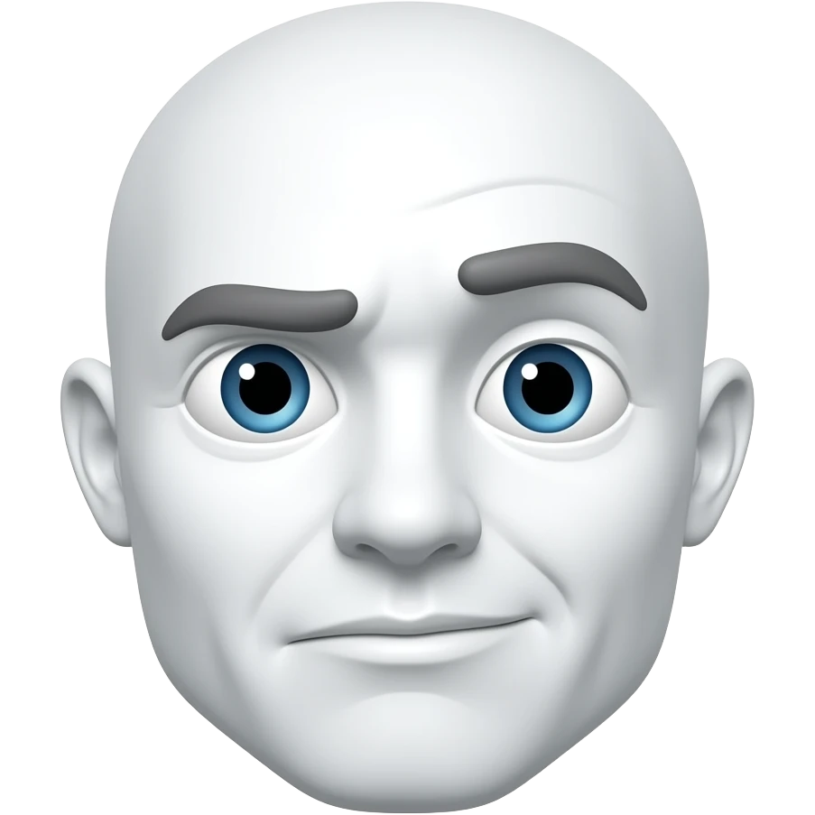 white face  thinking emoji