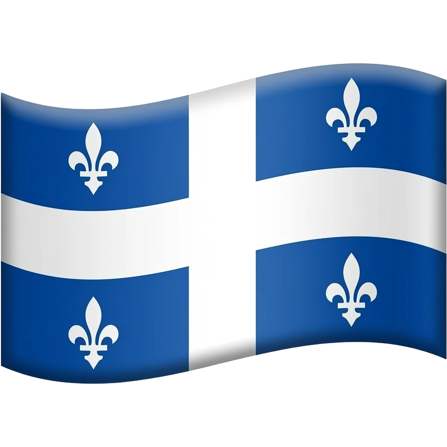 Drapeau du Québec emoji