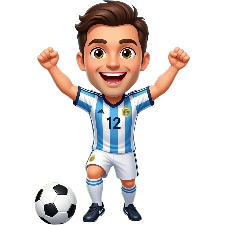 Ponlo celebrando un gol emoji