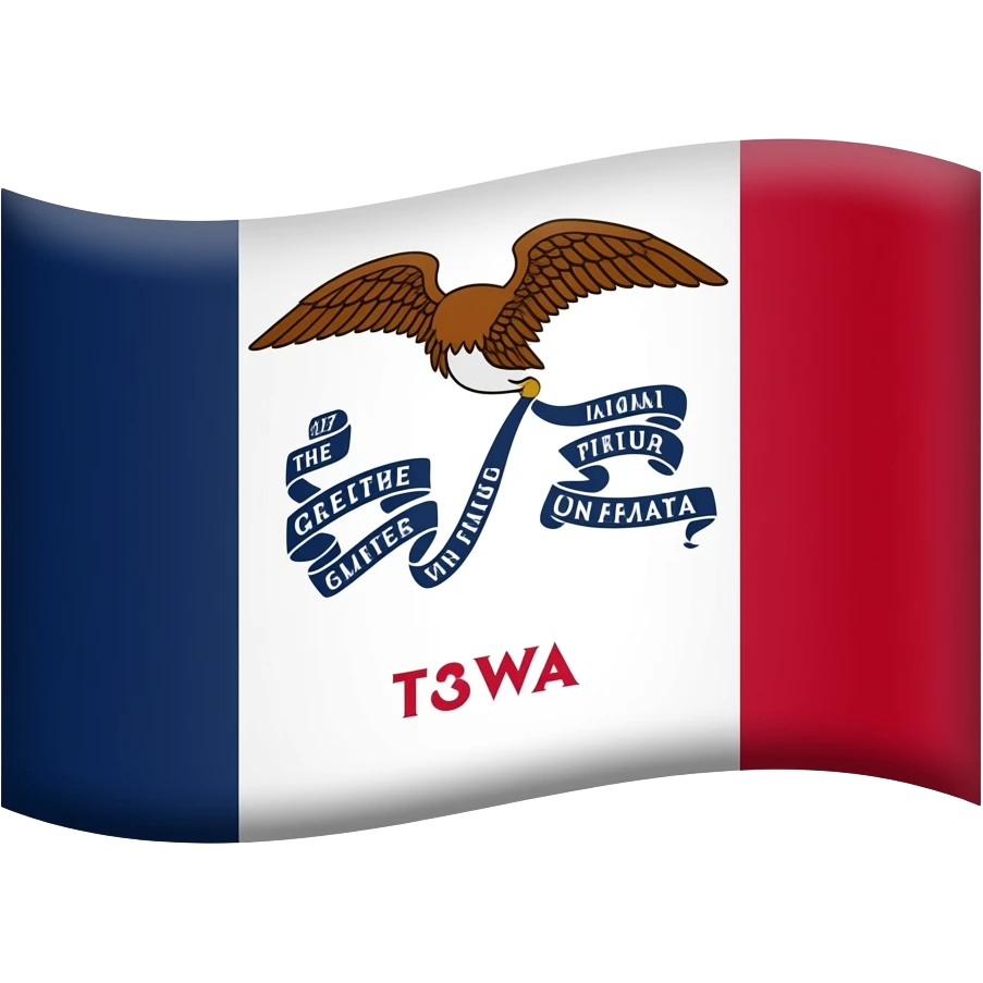Iowa flag emoji emoji
