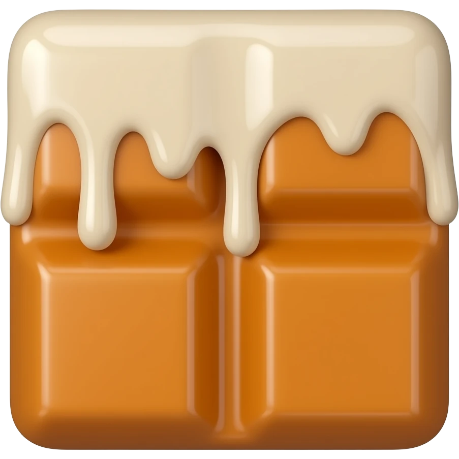 caramel chocolate bar emoji