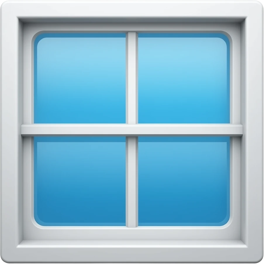 Square like window emoji