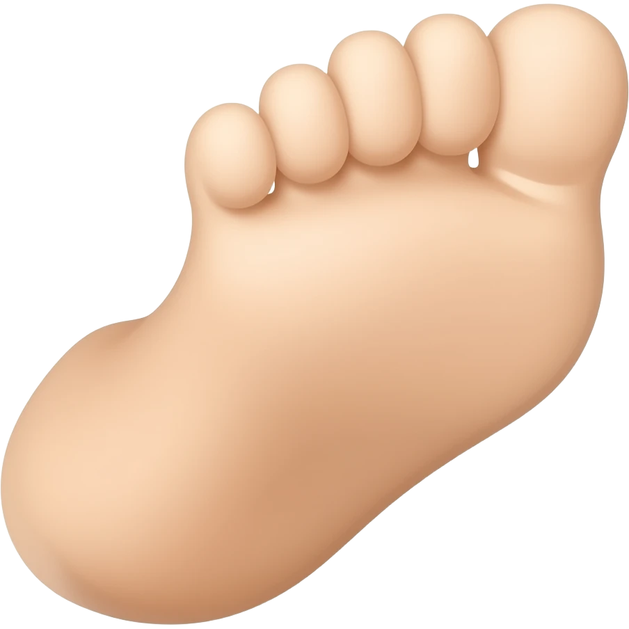 foot emoji