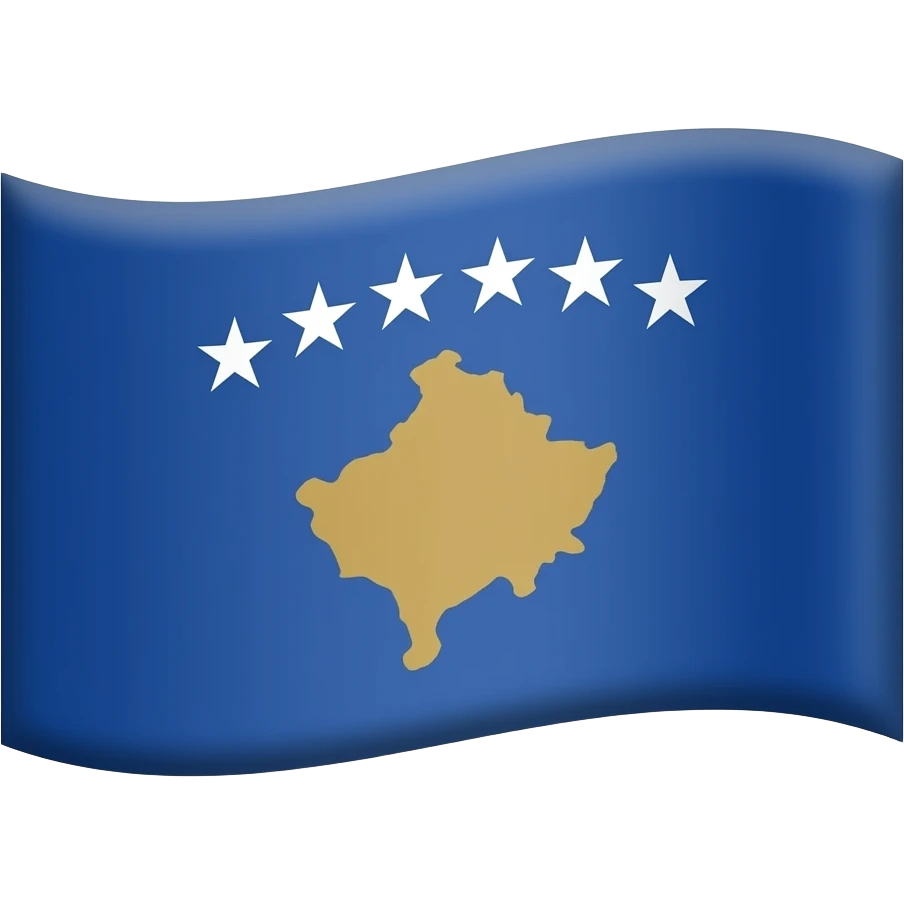 Dardania  flag from Ibrahim Rugova kosovo emoji
