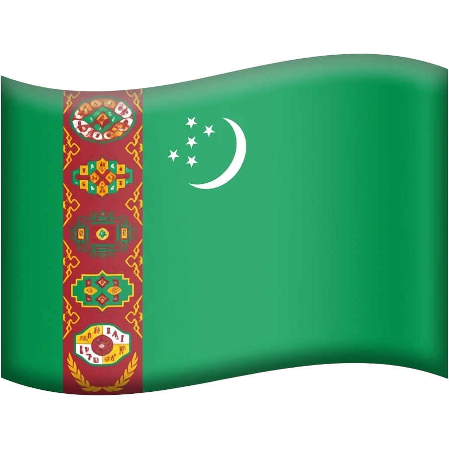 Флаг туркменской ссср emoji