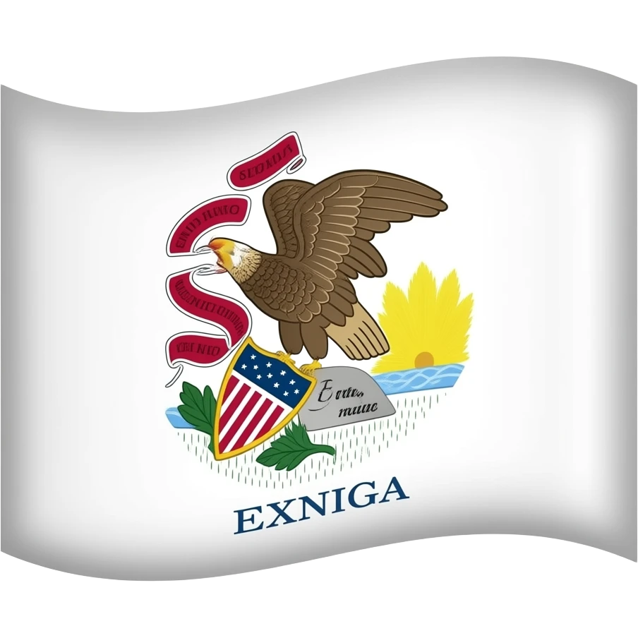Illinois flag emoji