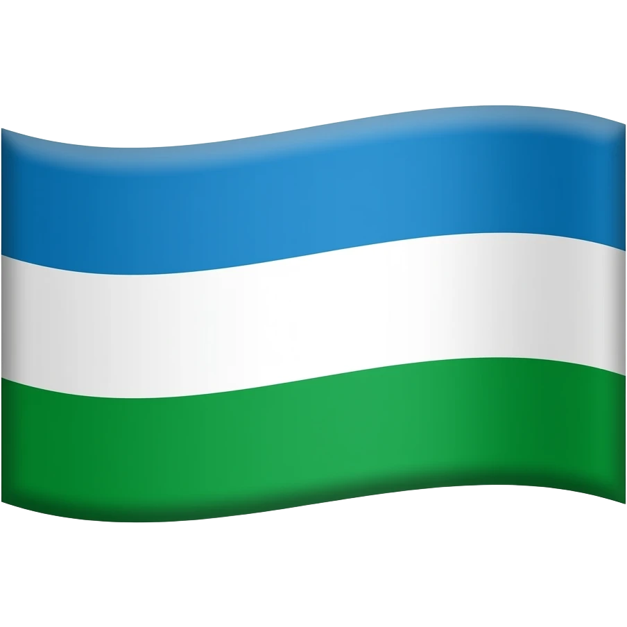 Флаг Авиации Заречья (Сине-бело-зеленый флаг) emoji