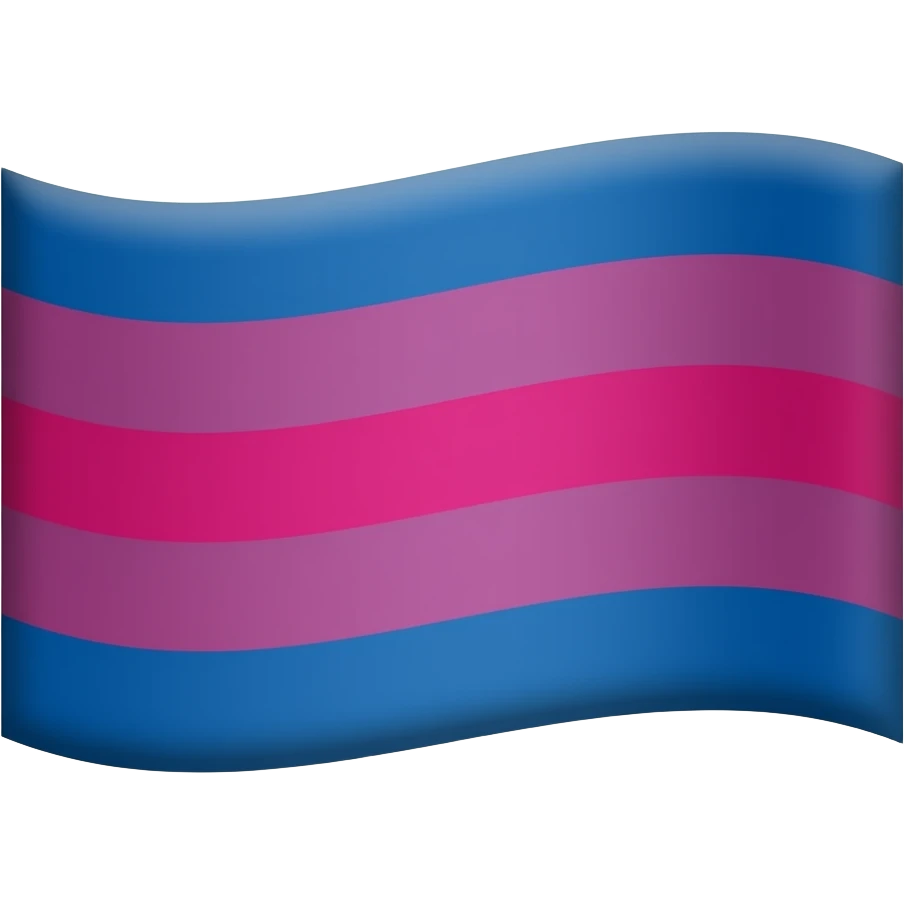 Bisexual flag emoji