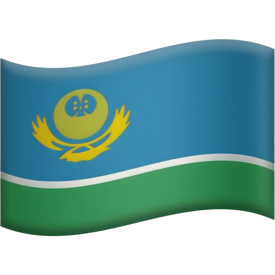 Флаг Республики Саха Якутия emoji
