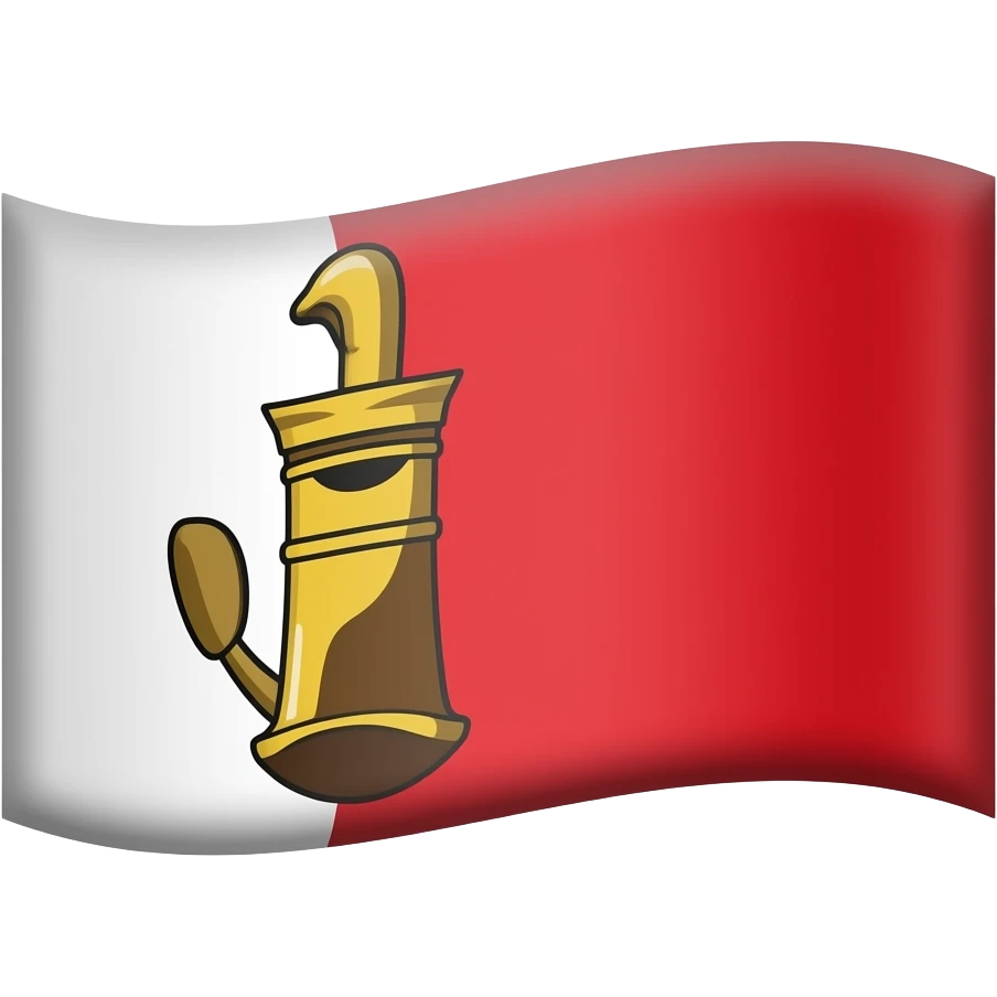 Drapeau de la corse l’île de la France emoji