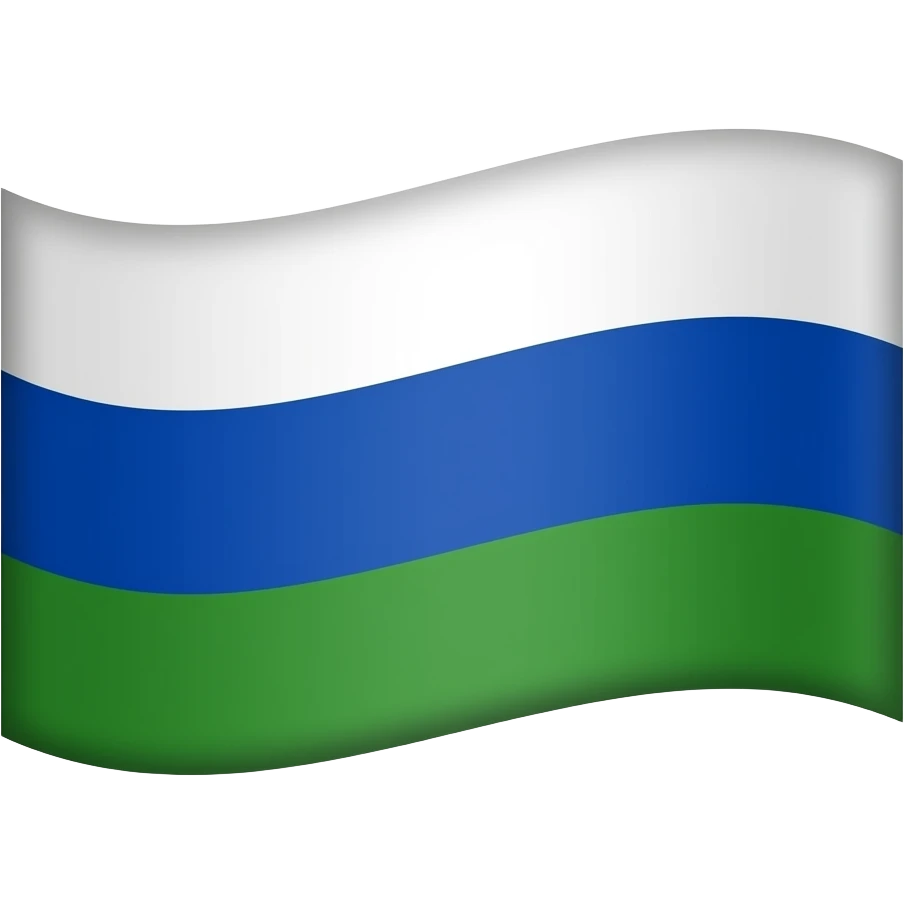 Как флаг России только за место белого - зеленый emoji