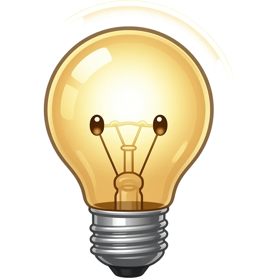 chibi anime idea bulb emoji | AI Emoji Generator