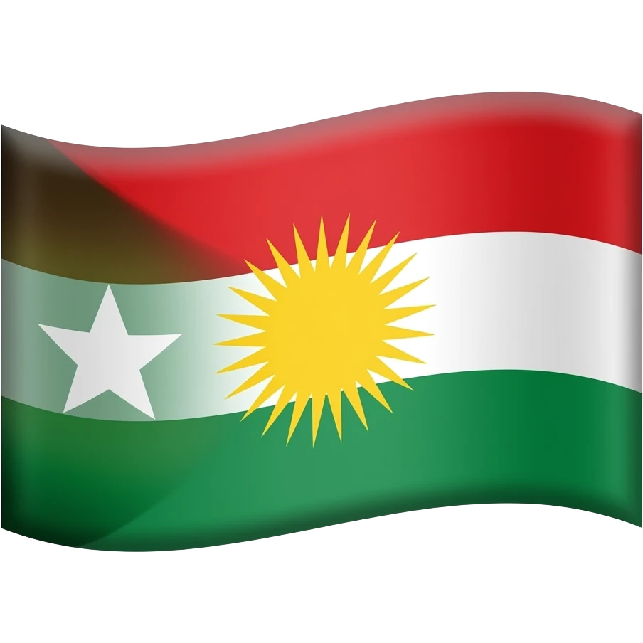 Kürdistan bayrağı emoji