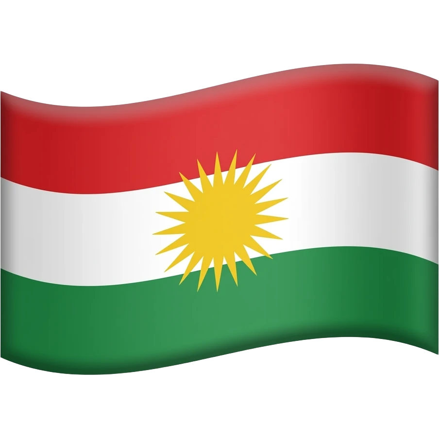 "Make a Kurdish flag." emoji