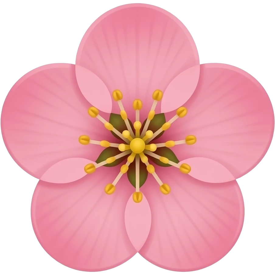 нарисуй цветение Chaenomeles japonica Maulei emoji