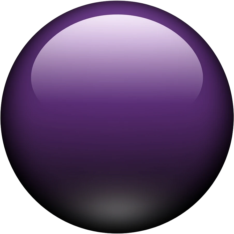 Purple and black emoji