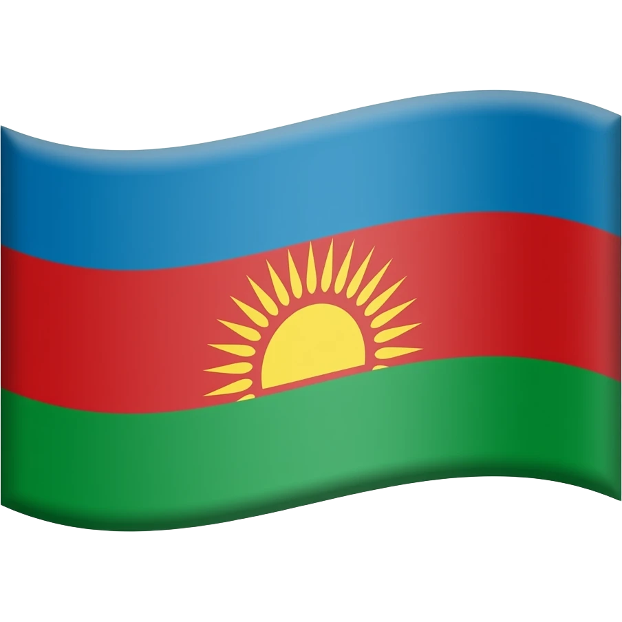лезгинский флаг emoji