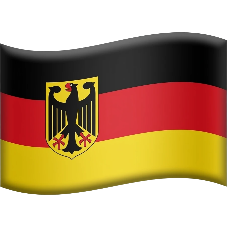 Germany empire flag UP:black base:withe emoji