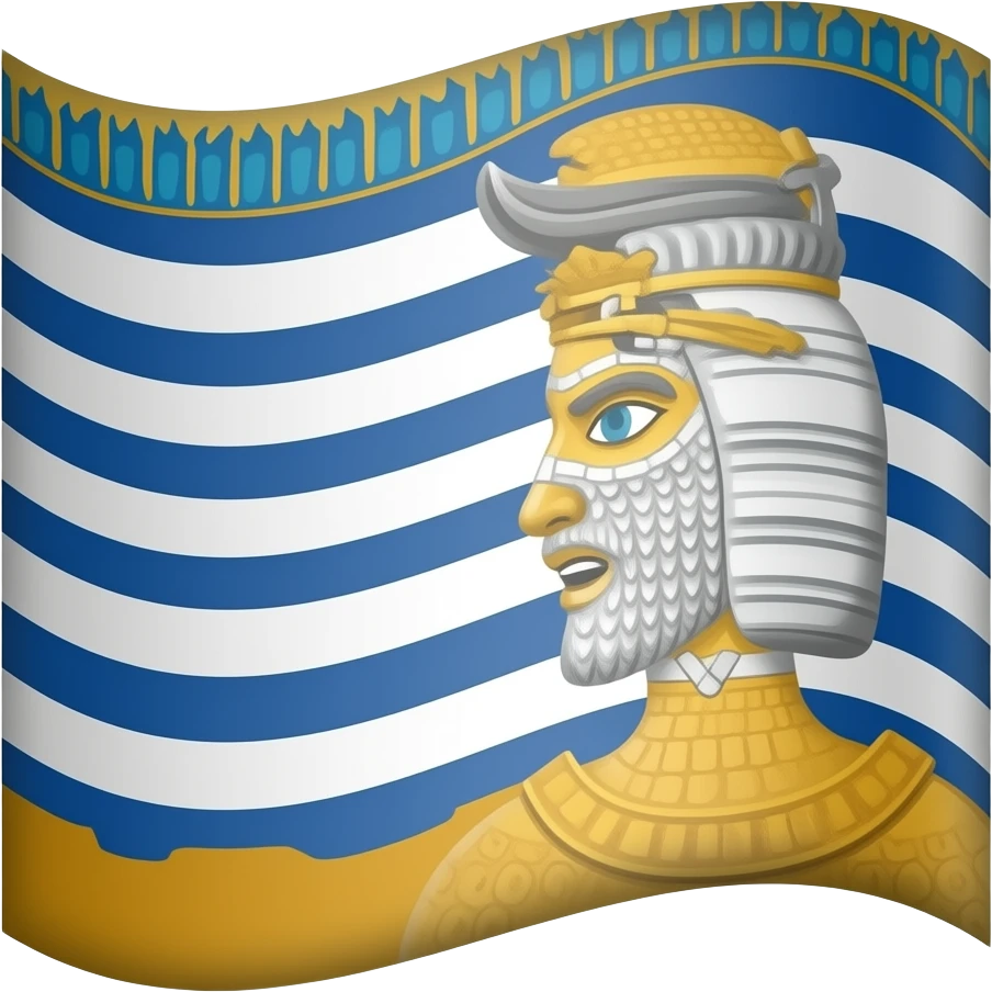 پرچم شاهنشاهی هخامنشی emoji