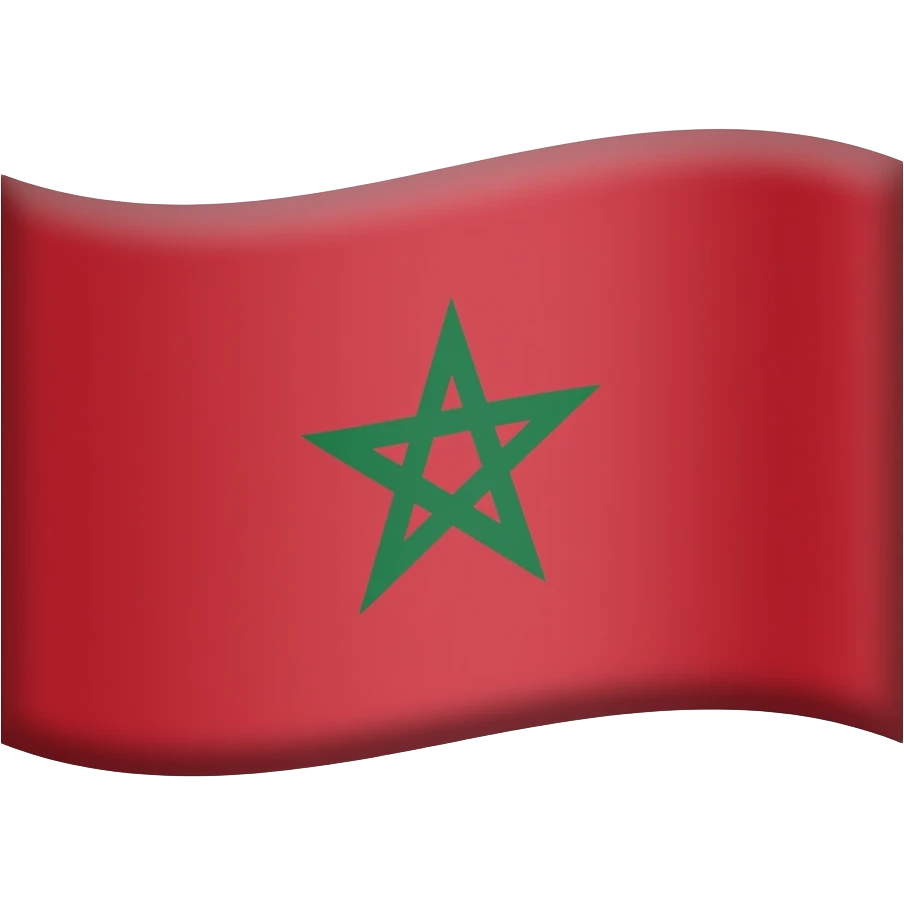 drapeau marocain emoji