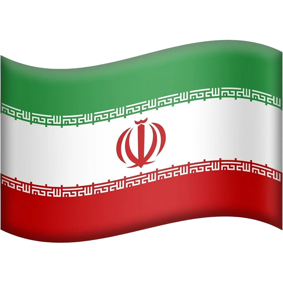 پرچم شیرو خورشید ایران emoji