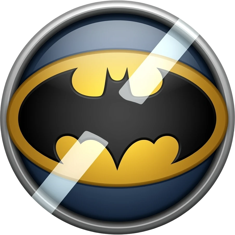 logo the movie "The Dark Knight" 2008 years emoji