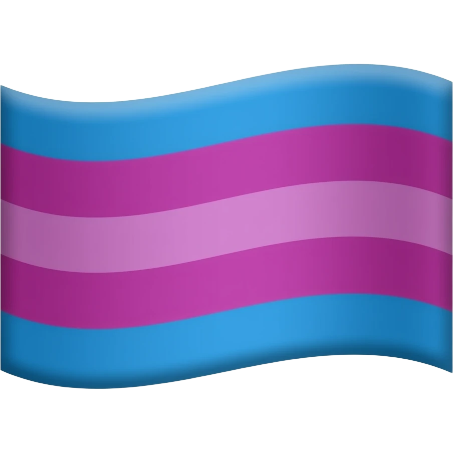 Bandera bisexual emoji