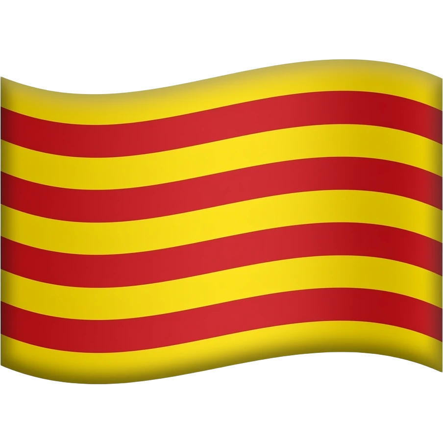 drapeau catalan emoji