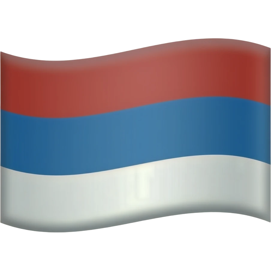 Flag with red on top,blue In the middle,and white at the botom emoji