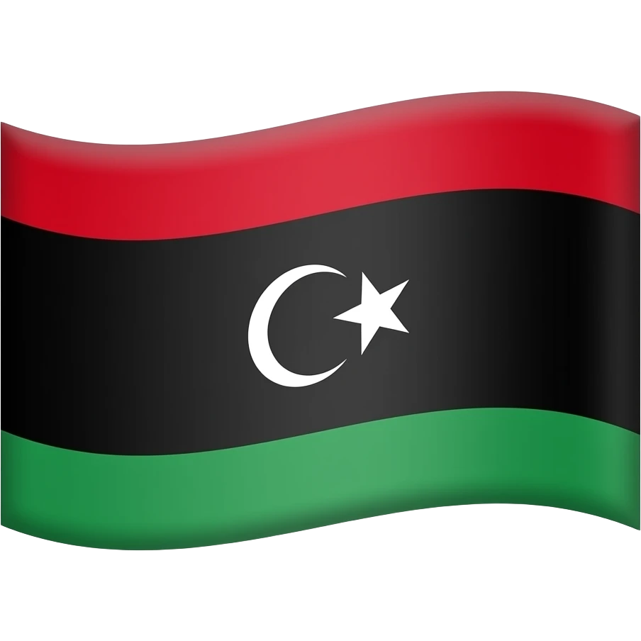 علم ليبيا الاخضر emoji