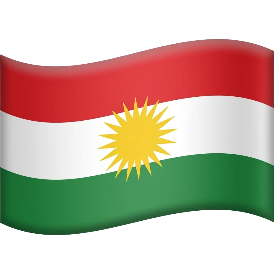I want Kurdish flag emoji