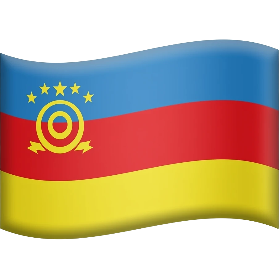 Флаг Осетии emoji