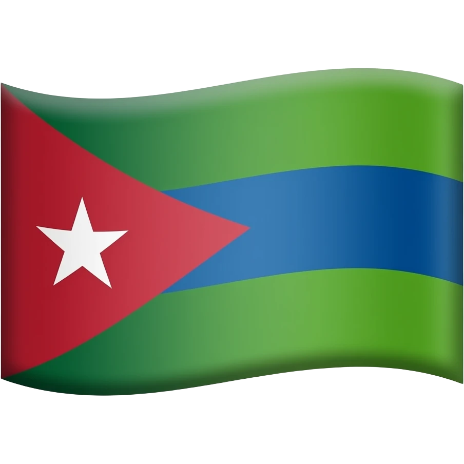 À amazigh flag yellow bleu green and red emoji