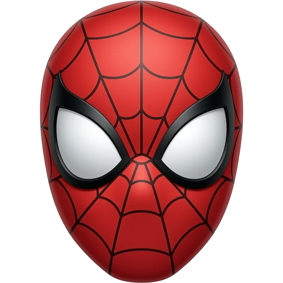 Spiderman face emoji