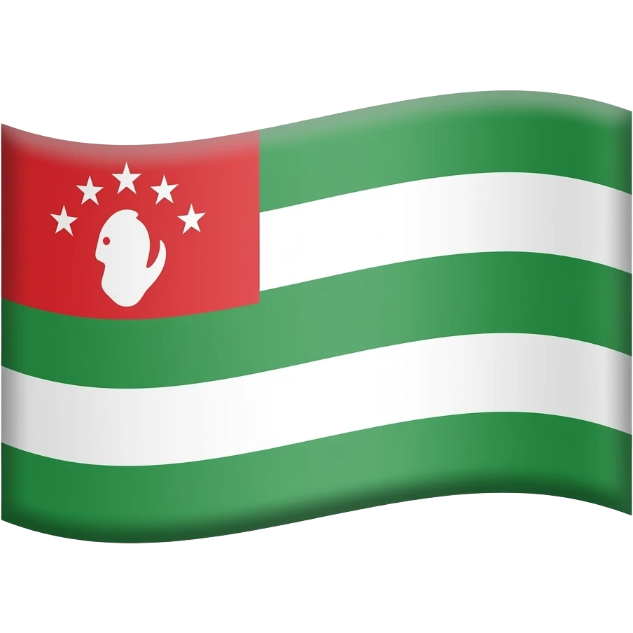 Флаг Абхазии emoji