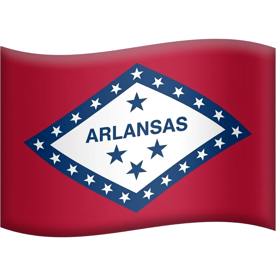 Arkansas flag emoji emoji
