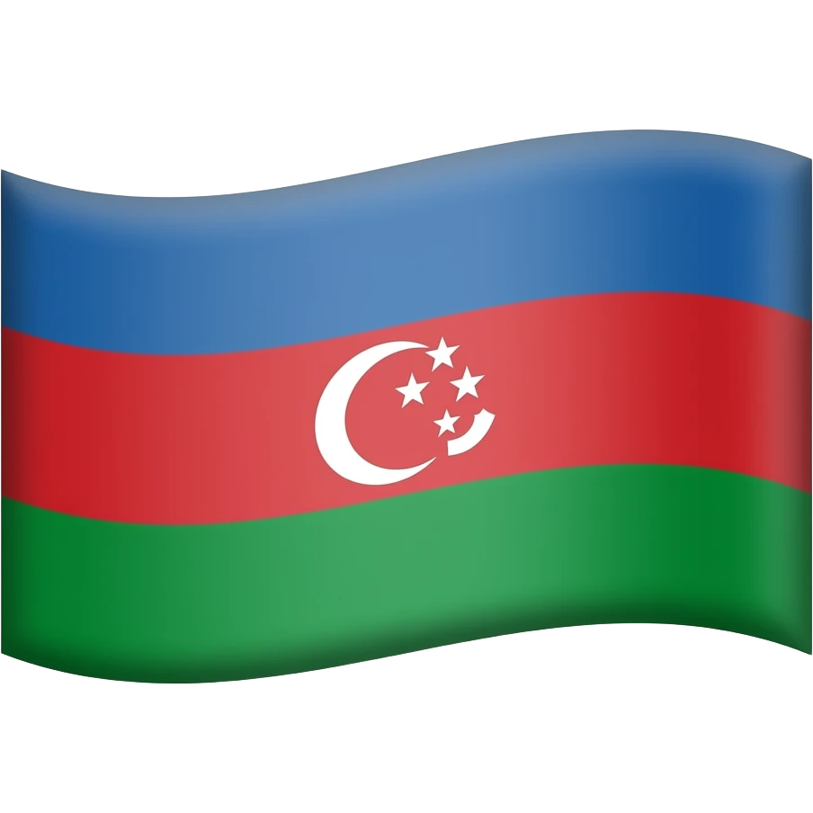 Лезгинский флаг emoji