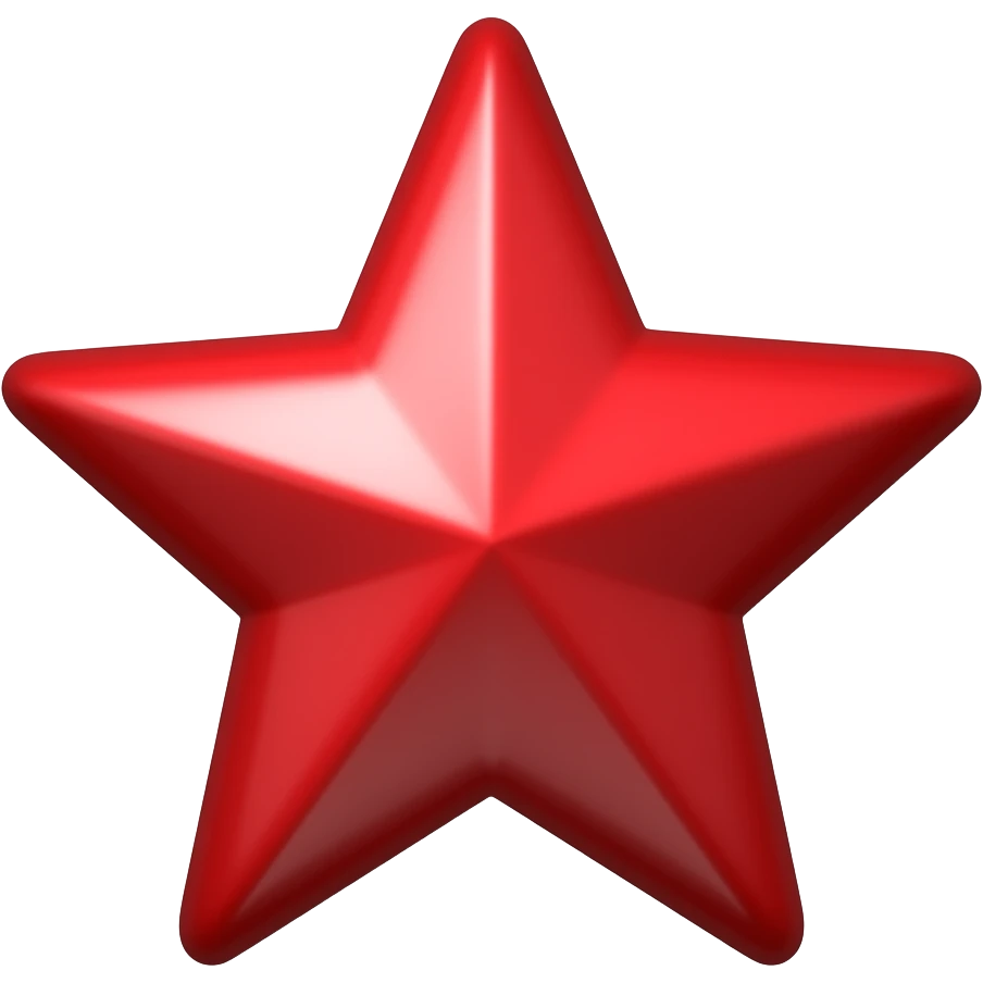 Red star emoji