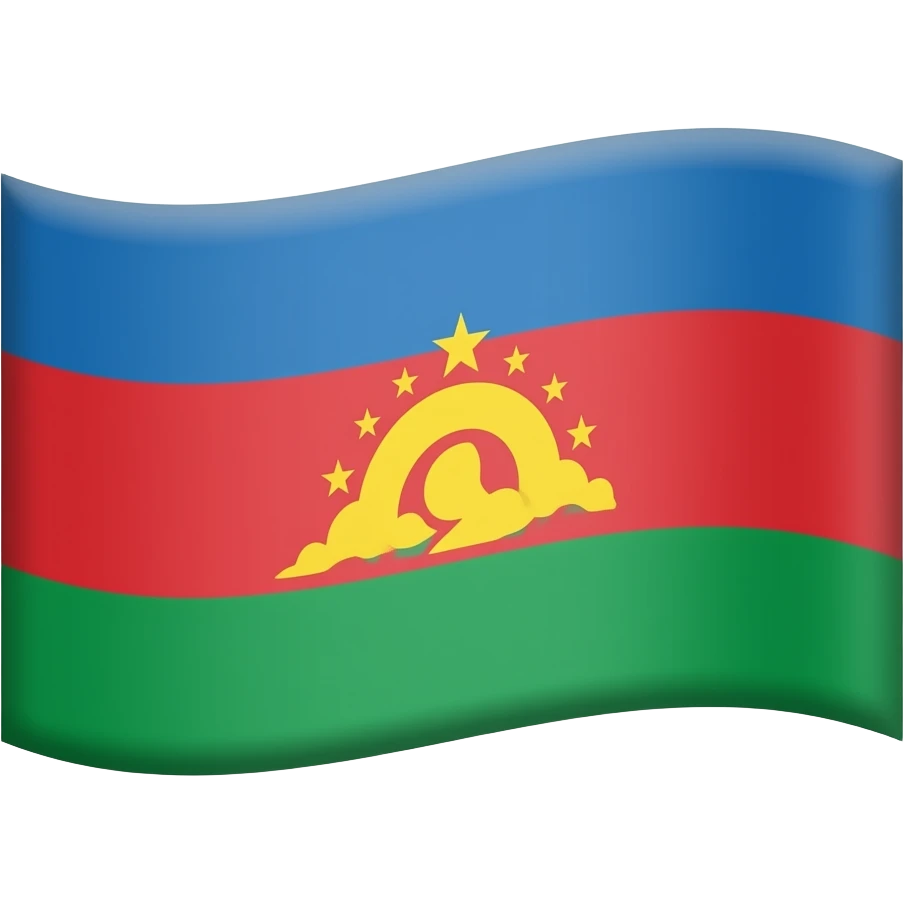 Флаг карачаевцев emoji