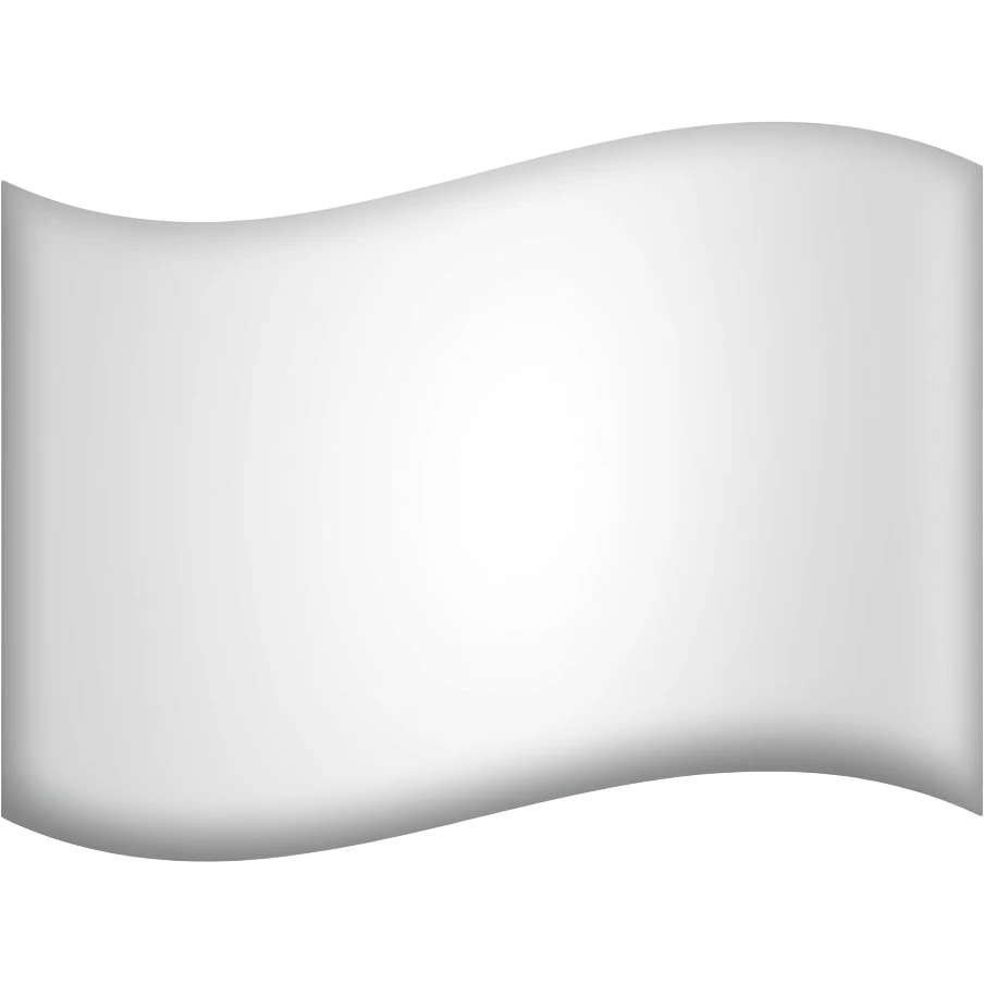 White flag with ellipse on it emoji