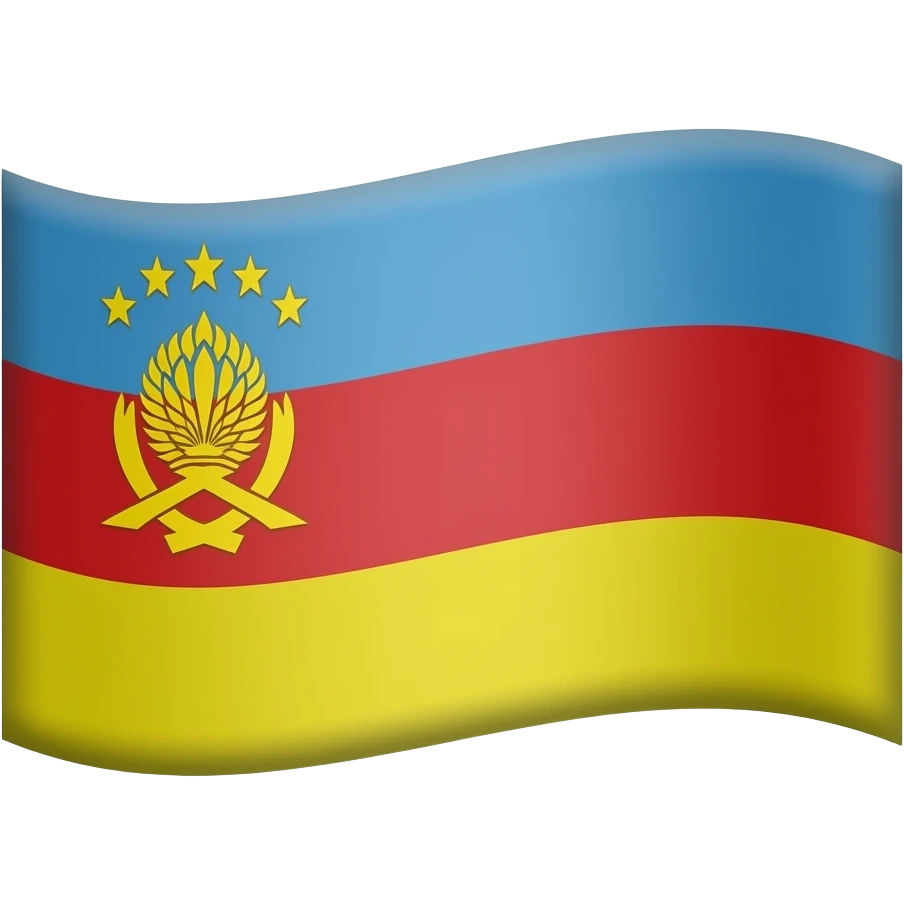 флаг осетия emoji