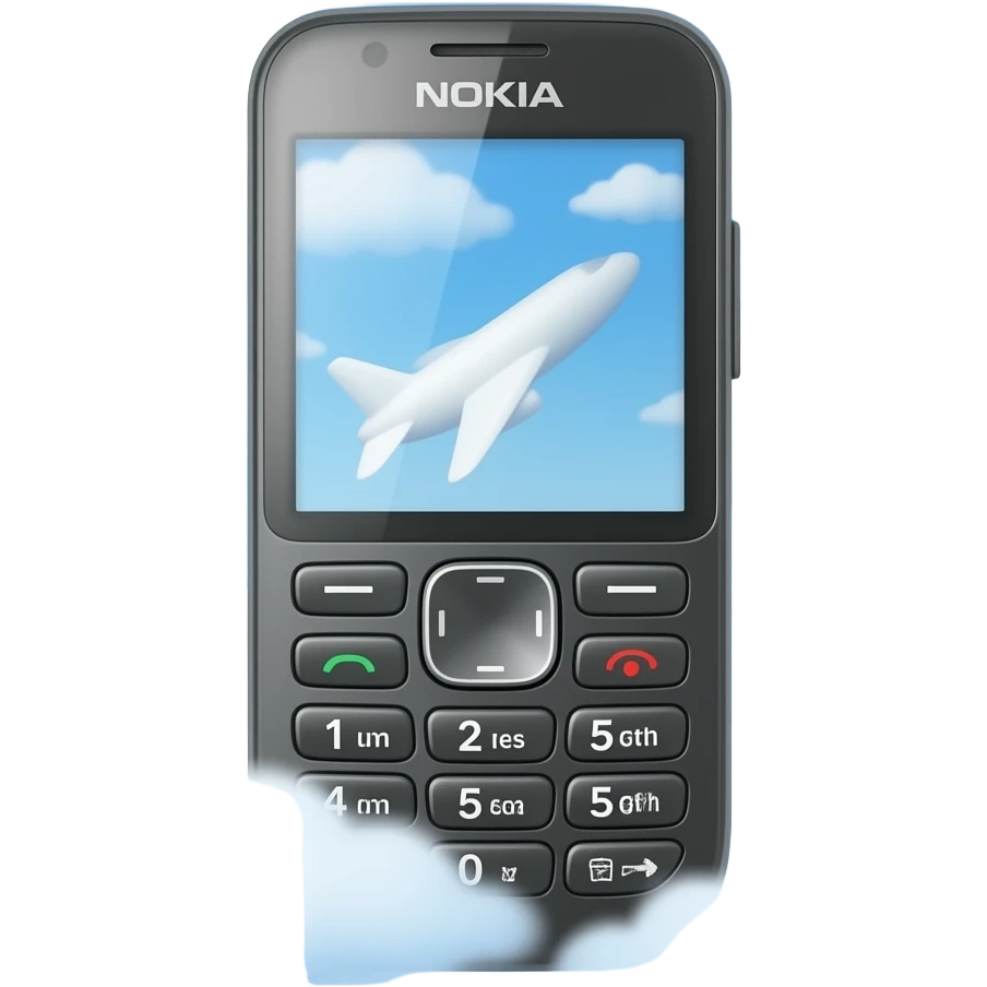 air themed nokia emoji